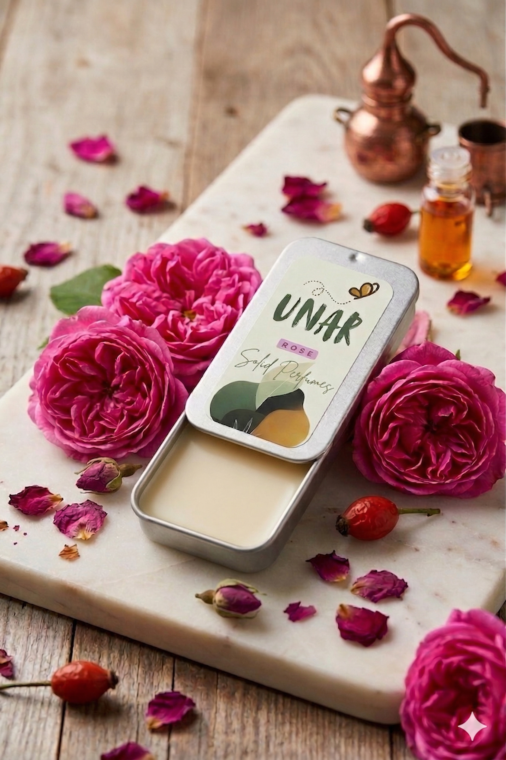 Rose Natural Solid Perfume