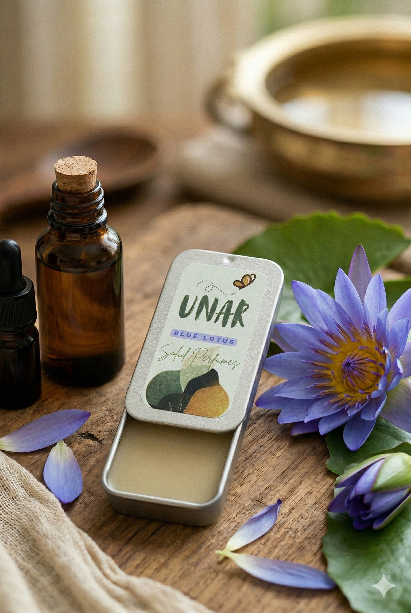 Blue Lotus Natural Solid Perfume