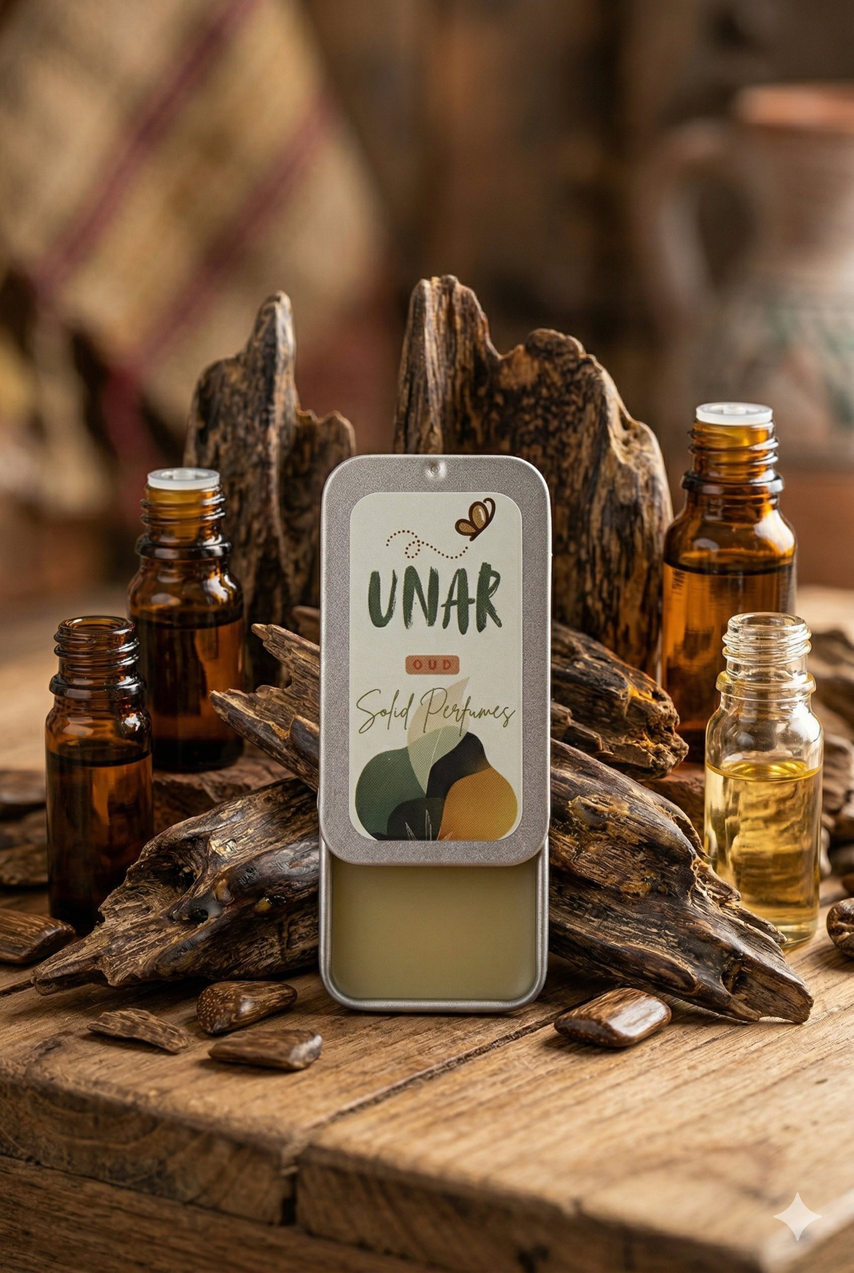 Oud Natural Solid Perfume